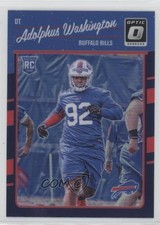 2016 Donruss Optic Rookies Purple Adolphus Washington #102 fm0