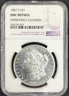 1887 S Morgan Dollar NGC graded UNC details - Improperly Cleaned
