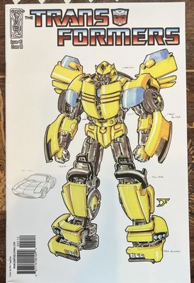 TRANSFORMERS #5 RI COVER - 2010 IDW - DON FIGUEROA