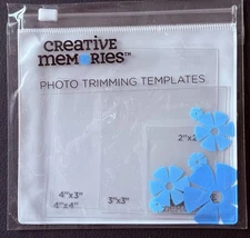 Creative Memories Photo Trimming Templates (3/PK) multiple sizes, NEW.