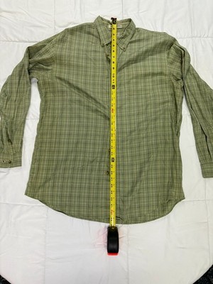 ll bean mens dress shirt xl tall mens green