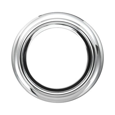 Tub Spout Cover Ring 2-1/4'' IDx3-9/16'' OD Metal Bathroom Remodel Plate Silver