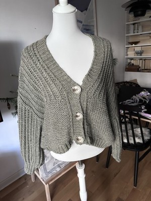 Sassyclassy Strick Jacke Grün