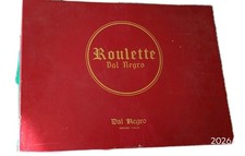 Roulette Dal Negro Vintage – Con 2 Panni, 2 Palline, Rastrello Ma Senza Fiches
