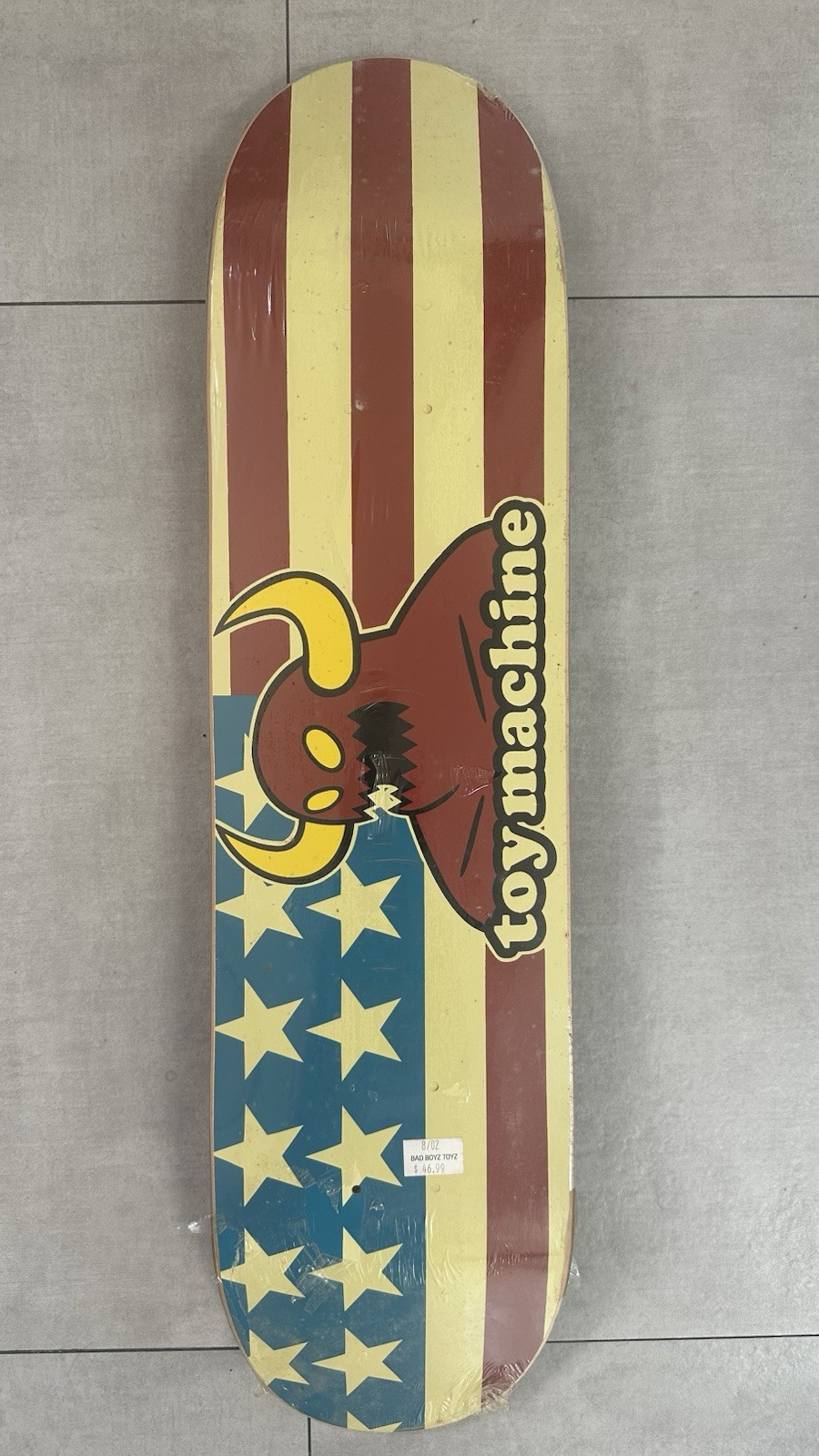 Toy Machine Monster American Flag vintage 2002 skateboard de