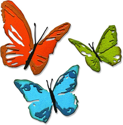 Thinlits Die Set 3PK Brushstroke Butterflies by Tim Holtz | 665848 |Chapter 2 20