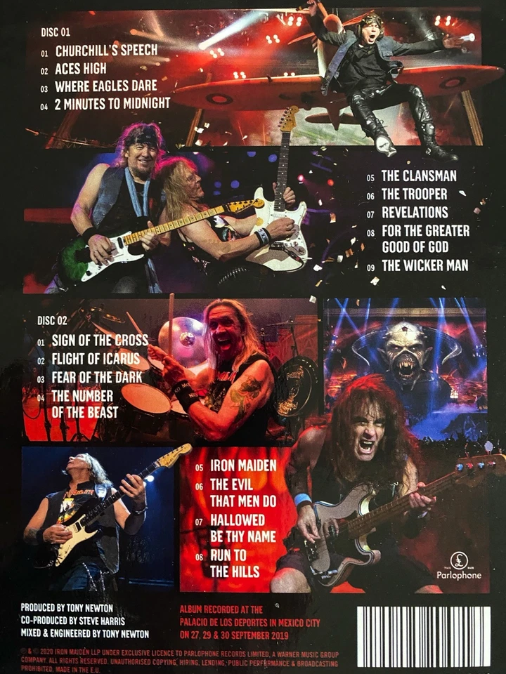 IRON MAIDEN - Legacy Of The Beast: Live In Mexico 2 x CD 2020 Exc Cond! - Image 2 of 2