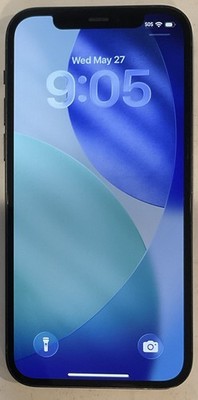 USED BLACK GSM UNLOCKED iPhone 12, 64GB A2172 MGF43LL/A WITH 89% BATTERY HEALTH