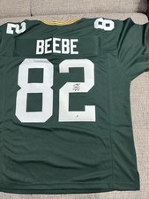 DON BEEBE Signed Autograph Custom Jersey- JSA Coa - Green Bay Packers