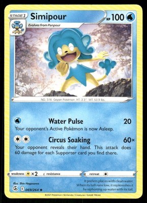 Simipour 069/264 - Fusion Strike - Uncommon NM