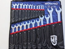 WorkPro 23 Piece Metric Combination Wrench Set New LIFETIME WARRANTY
