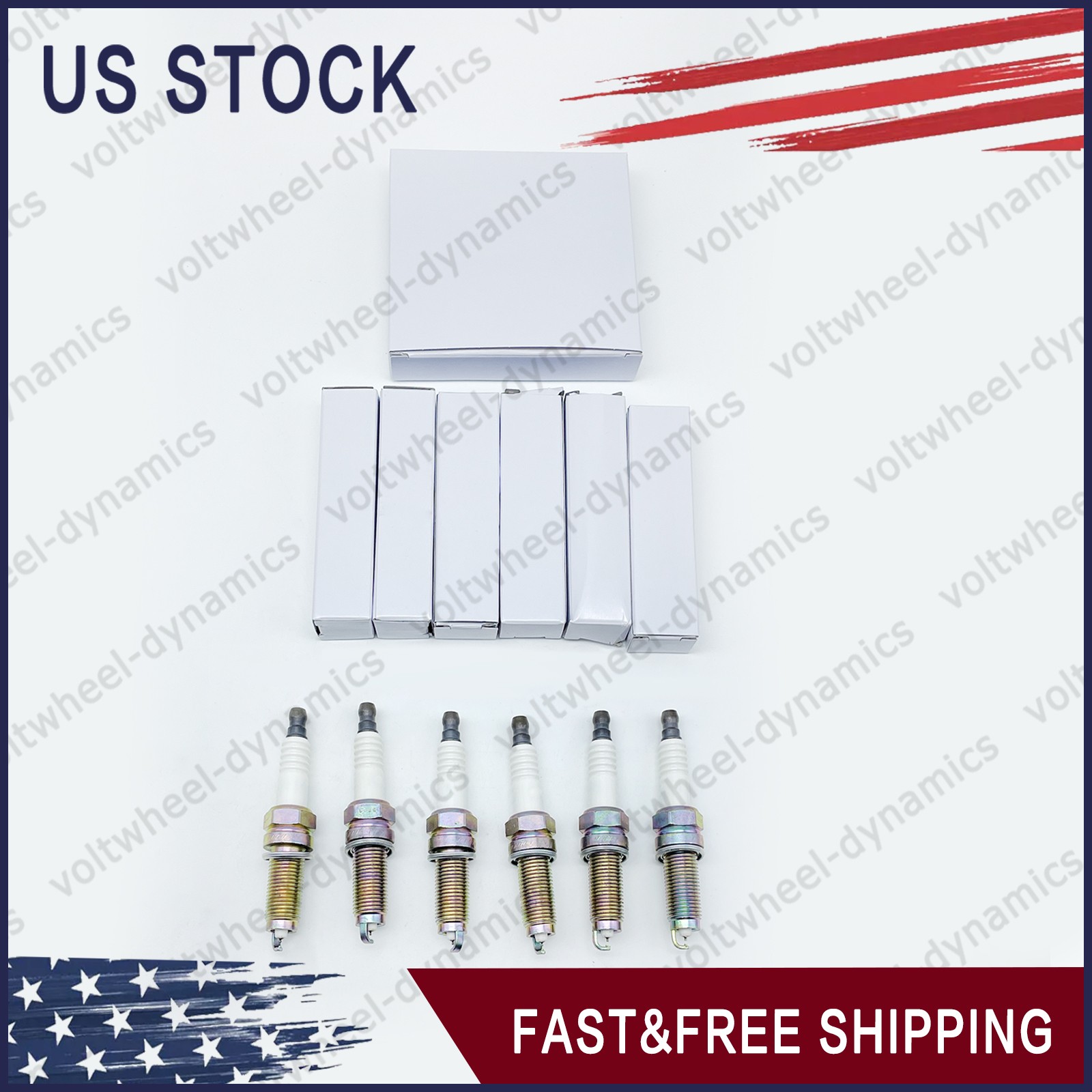 6PCS Iridium OEM 12290-R71-L01 Spark Plug DILZKR7A11G Accord V6 Odyssey TL USA