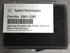 Agilent Technologies Part #5061-3387 Open-Top UV Quartz Cell 10 mm, 3.0 ml Vol