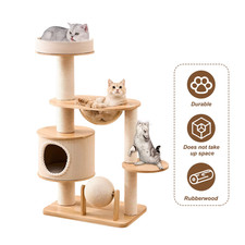 Cute Climb Frame Beds Wear Resist Unique Nest Jumping Platform Breathable Pet Su