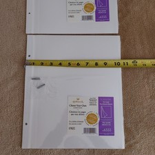 Hallmark Refill Pages Self Adhesive AR6555 For Post Bound Photo Album, 2 Packs