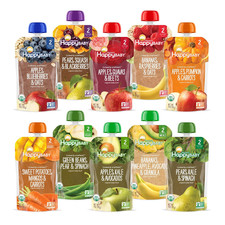 Organics Stage 2 Baby Food Pouches, Gluten Free, Vegan  Healthy Snack, Clearly