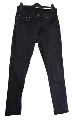 Levi's 511 Slim Fit Jeans W30 L32 Faded Schwarz Anthrazit Grau Stretch Denim 04511