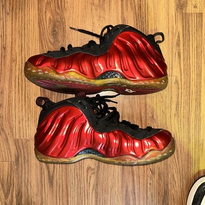 Size 9.5 Nike Air Foamposite One 2012 Metallic Red 314996-610