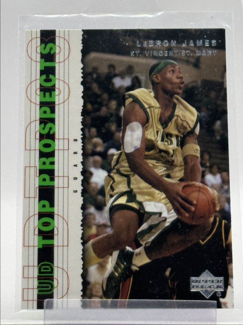 LEBRON JAMES 2003-04 UPPER DECK TOP PROSPECTS BASKETBALL ROOKIE #3 Q5681