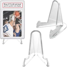 Trading Card Stands Acrylic Card Display Stand for Baseball Card or Oth