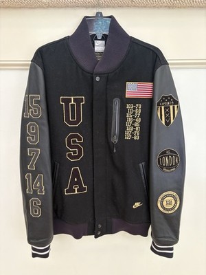 Nike Team USA 20th Anniversary Destroyer Jacket Black/Gold Gently Used