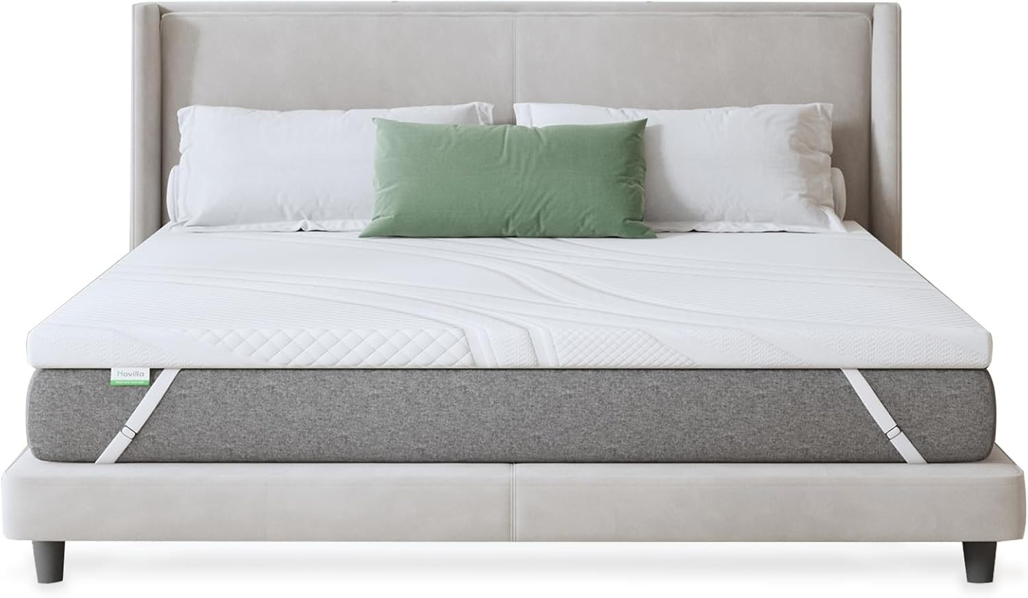 Surmatelas 180x200 mousse mémoire de forme gel pour des nuits douces en été