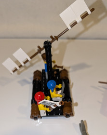 Lego 6245 Harbor Sentry and 6257 Pirates Castaway's Raft 98% complete - No Box