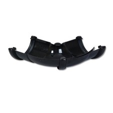 RA3.BL Half Round Gutter Angle Adjustable 50-156° Black FloPlast uPVC | 3 Pack