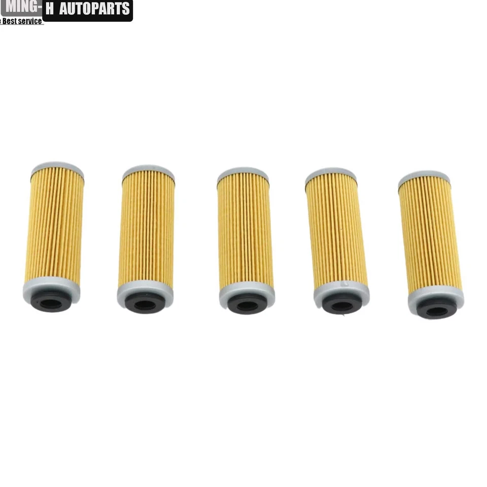 Filtro de aceite 5 piezas para KTM 530 EXC-R 400 XC-W 450 SX-F Husqvarna FX350 FS450 FE501 Foto 4 de 4