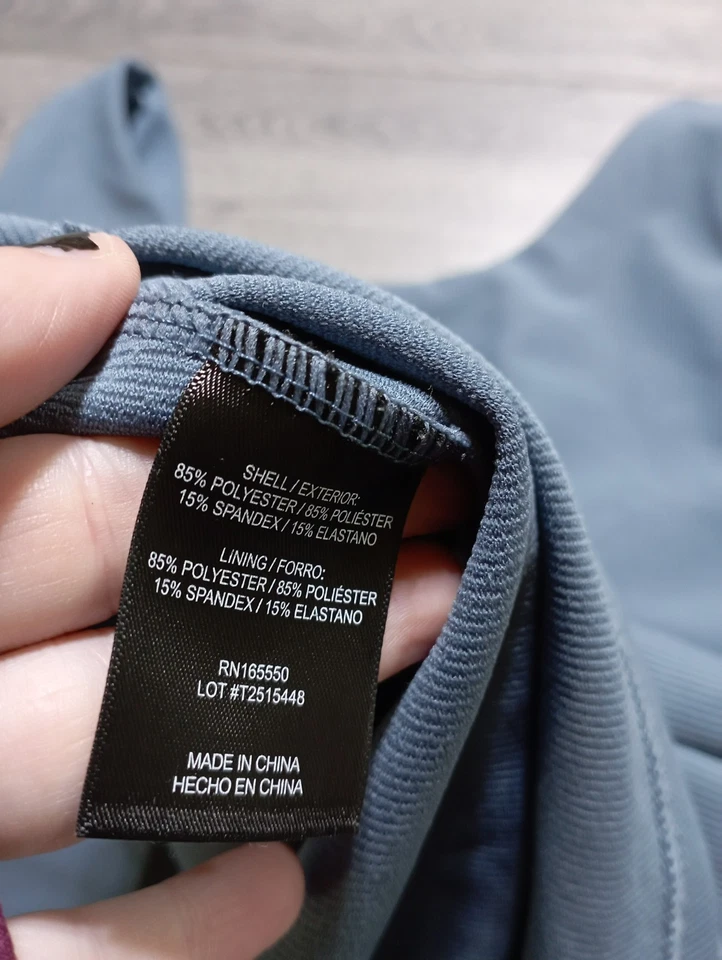 32 Градусов классный ребристый бак женщин X-Large синий встроенный бюстгальтер Athletic - Изображение 3 из 4