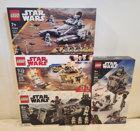 LEGO Star Wars (x4) 75204 75311 Marauder 75322 AT-ST 75432 New Sealed Retired