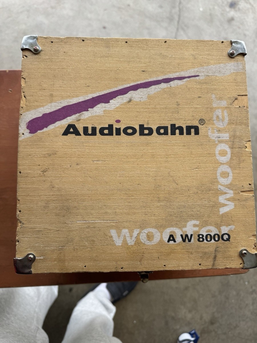 Audiobahn Subwoofer OEM wood Box For AW800Q | eBay
