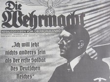 VINTAGE NEWSPAPER HEADLINE~ WORLD WAR 2 ADOLF HITLER SPEECH IN BERLIN WWIII 1939