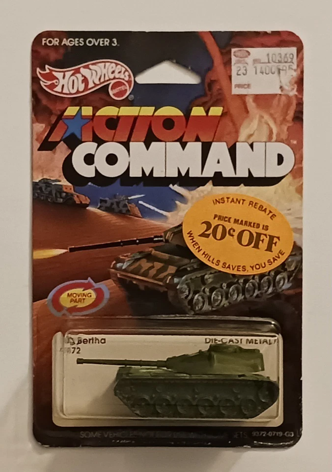 Lot of 3 1984 Hot Wheels Action Command Big Bertha - Super Cannon - Command Tank - Image 4 of 4