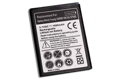 Akku für original Samsung Galaxy Mini2 Mini 2 Young S6500 S6102 S7500 Händler