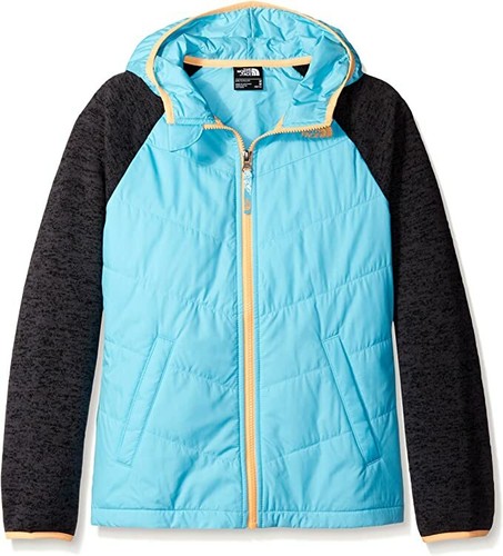 QUILTED SWEATER FLEECE HOODIE Medium 