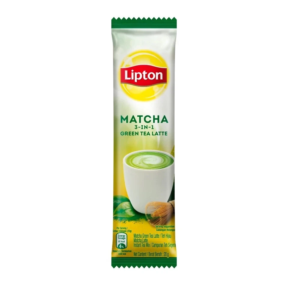 Té verde Matcha Lipton Milk 3 en 1 12sx20g Foto 2 de 3