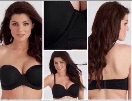 Wacoal 40 C BLACK The Red Carpet Full-Busted Strapless Bra with Straps 854119