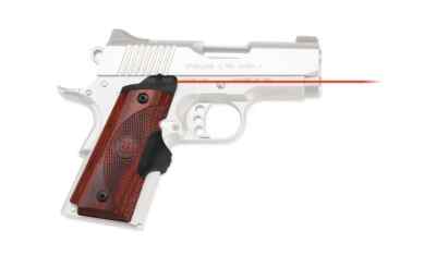 CRIMSON TRACE LG-902 RED MASTER SERIES LASERGRIP ROSEWOOD FOR 1911 COMPACT