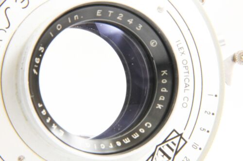 Excellent++ Kodak Commercial Ektar 10in F6.3 Large Format Lens No4 Shutter #5129 - Picture 4 of 14