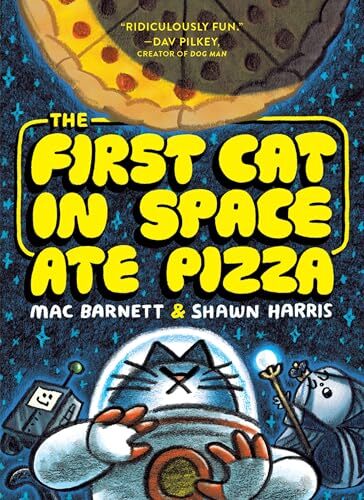 The First Cat in Space Ate Pizza. Barnett, Harris 9780063084094 Free Shipping** - Image 6