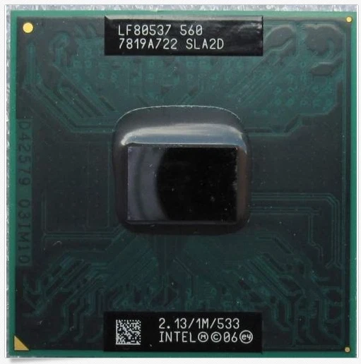 Intel Celeron M 560 CM560 SLA2D Socket P  2.13Ghz 1M 533Mhz CPU LF80537NE0461M - Image 3 of 3
