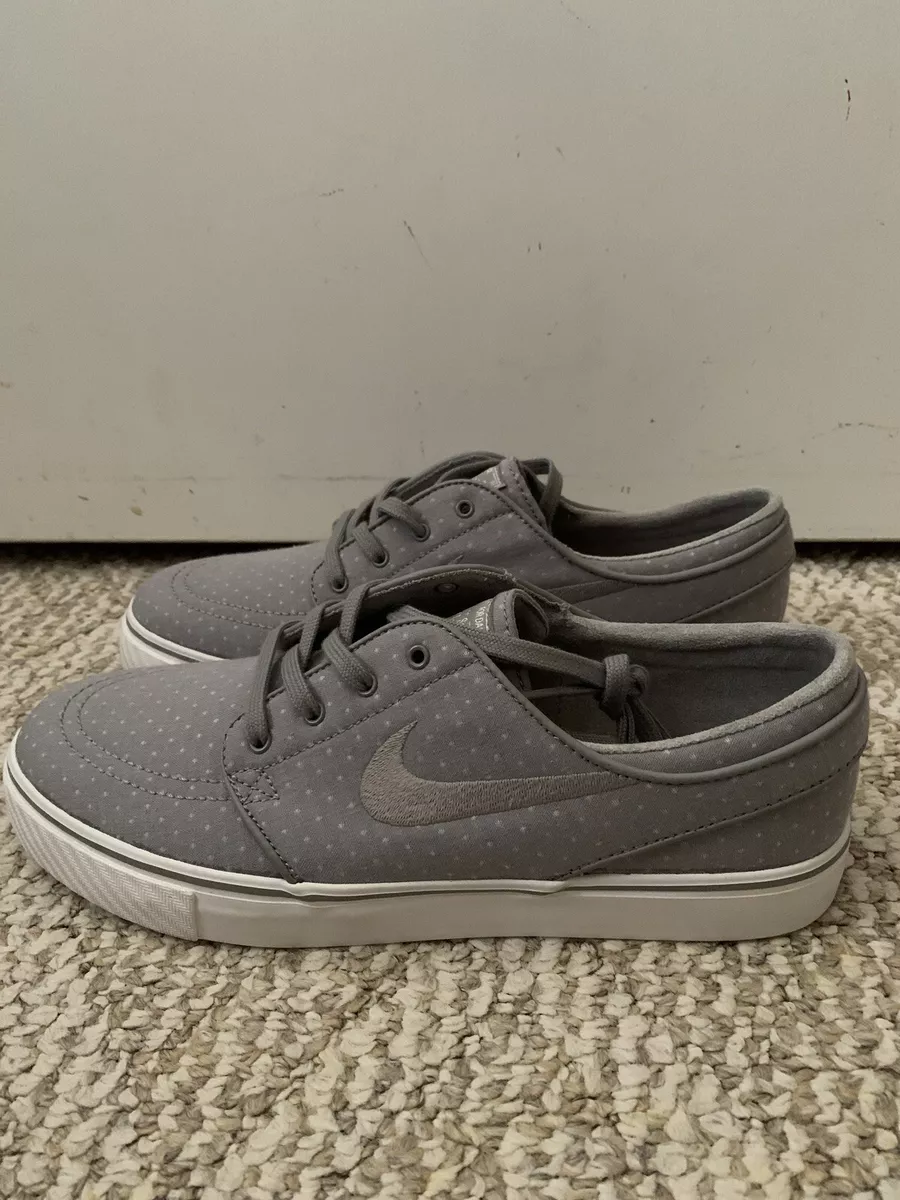 Nike Air SB Stefan Janoski New Grey Canvas Polka Dot 705190 011