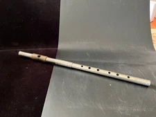 RARE ANTIQUE  16” 6 HOLE FIFE WITH BRASS FITTINGS. Geo Cloos plated