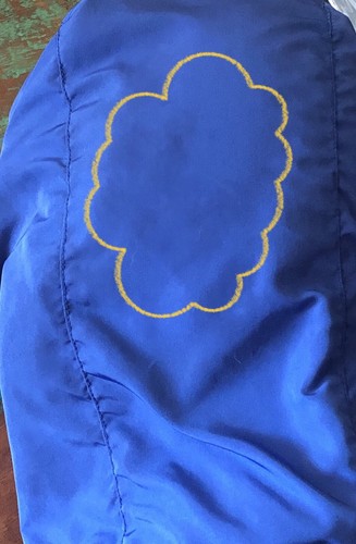 Dime MTL Zippered Blue Vented Funnel Neck Lined Classic Windbreaker Jacket Men M - Picture 11 of 12