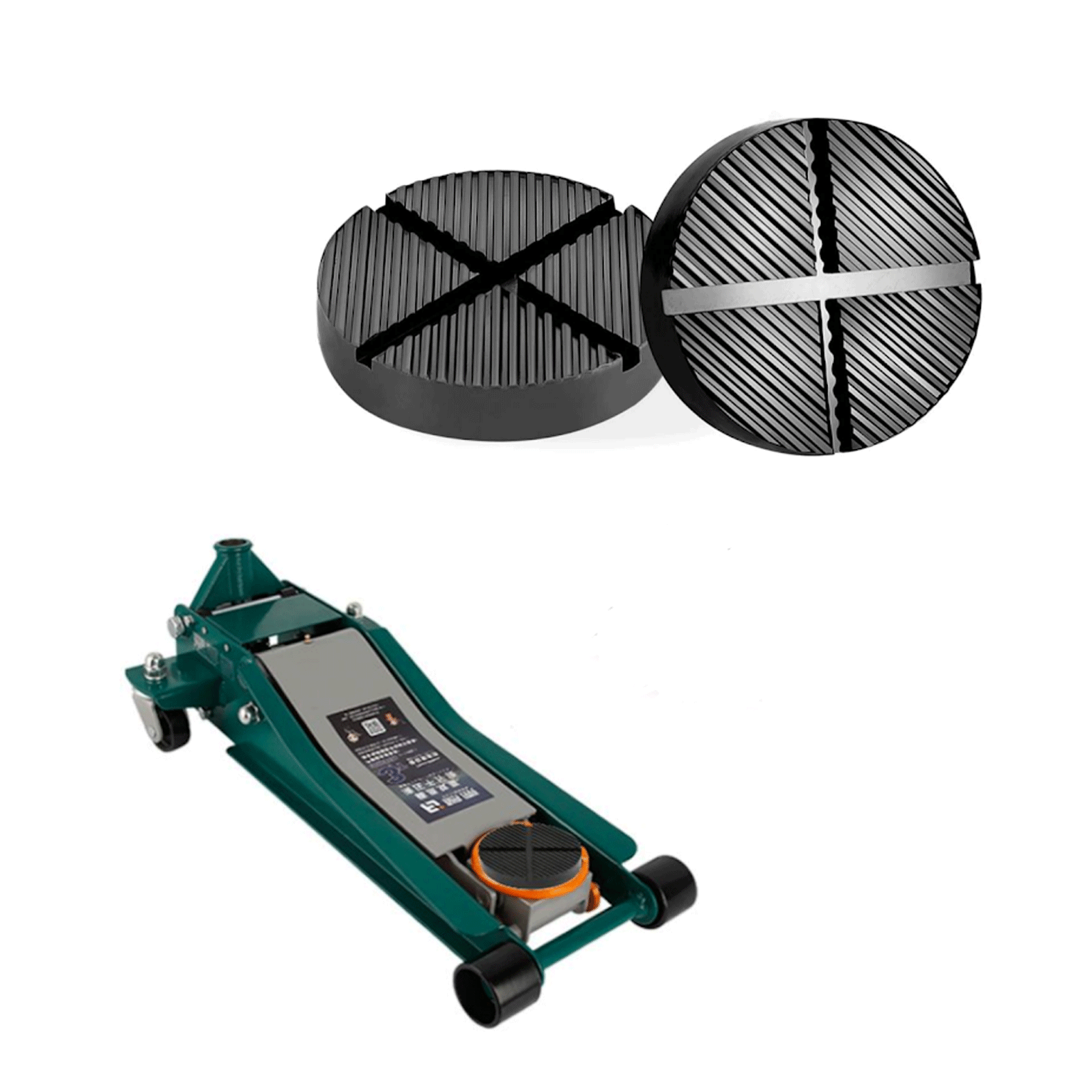 Floor Jack Pads Rubber Adapter Slotted Pad Car Truck Cross Frame Rail