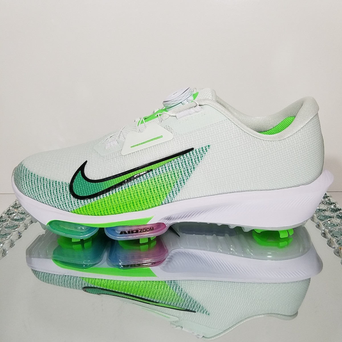 Size 10.5 - Nike Infinity Tour BOA 2 Golf Wide White Barely  display picture 1