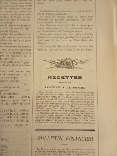 LE MONITEUR DE LA CHASSE ET DES TIRS 1884/85 72 numéros - Picture 3 of 7