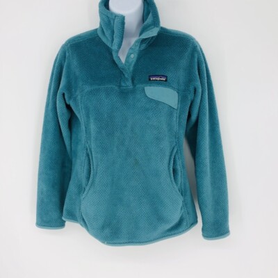 Patagonia Sap T Women's Sea Green 100% Polyester Long Sleeve