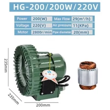 High Pressure Vortex Air Pump Fish Pond Aerator Fishpond Oxygenation Machine